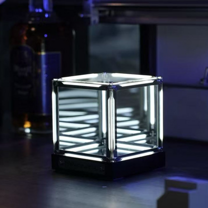 4D Infinity Mirror Cube Light
