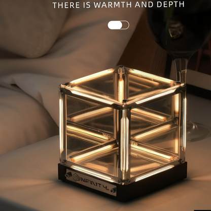 4D Infinity Mirror Cube Light