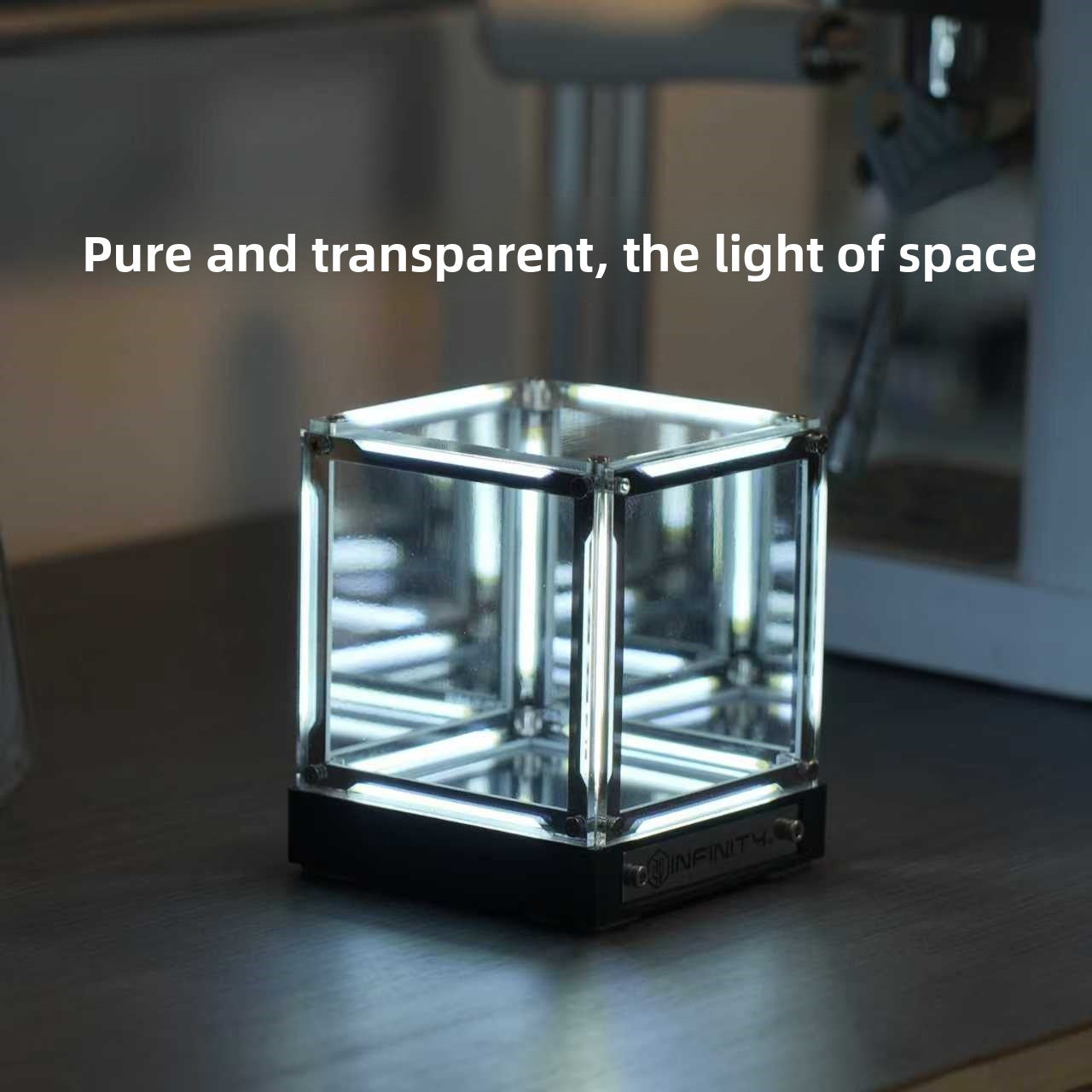 4D Infinity Mirror Cube Light